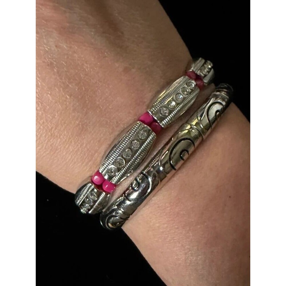 Lia Sophia Island Fiesta Stretch Bracelet + Bangle Set